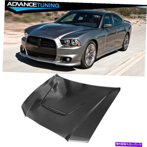 CO GAp[c tBbg11-14_bW[dA~jEubNSRT 392X^Ctgt[h1PC Fits 11-14 Dodge Charger Aluminum Black SRT 392 Style Front Hood Replacement 1PC