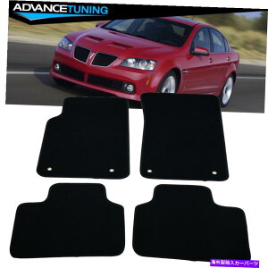 CO GAp[c tBbg08-09|eBAbNG8Z_tA}bgtgAubNiC4PC Fits 08-09 Pontiac G8 Sedan Floor Mats Front & Rear Black Nylon 4PC