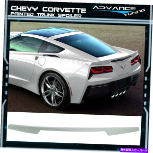 CO GAp[c 14-19V{[RxbgC7gNl^ooemhFkɃzCgwa9567 14-19 Chevy Corvette C7 Trunk Spoiler OEM Painted Color Arctic White WA9567