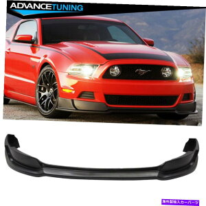 CO GAp[c tBbg13-14tH[h}X^OV6 GThPUtgop[bv`X|C[Xvb^[ Fit 13-14 Ford Mustang V6 GT Unpainted PU Front Bumper Lip Chin Spoiler Splitter