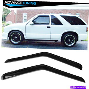 �C�O�� �G�A���p�[�c 94-03�V�{���[S10 GMC�W�~�[�\�m�}�A�N�����E�B���h�E�o�C�U�[���C���T���K�[�h2PC Fits 94-03 Chevy S10 GMC Jimmy Sonoma Acrylic Window Visors Rain Sun Guard 2Pc�y���s�A���i�z