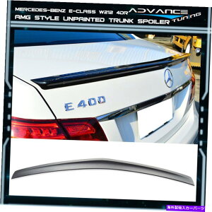 CO GAp[c 10-16 Benz E-Class W212 4DRZ_hABS AMGX^CAgNX|C[ 10-16 Benz E-Class W212 4Dr Sedan Unpainted ABS AMG Style Rear Trunk Spoiler
