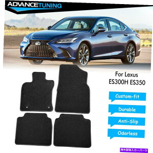 CO GAp[c tBbg19-21NTXES300H ES350iCtA}bgJ[ybg4PCS-ubN Fits 19-21 Lexus ES300H ES350 Nylon Floor Mats Carpet 4pcs - Black
