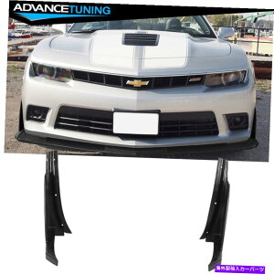 �C�O�� �G�A���p�[�c �t�B�b�g14-15�V�{���[�J�}��SS 2PCS�t�����g�o���p�[�E�B���O���b�g1le�X�^�C�����h��-PU Fits 14-15 Chevrolet Camaro SS 2PCS Front Bumper Winglets 1LE Style Unpainted-PU