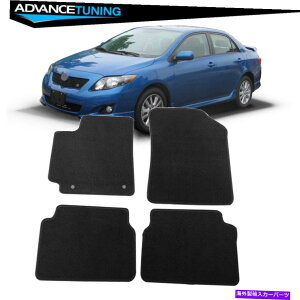 CO GAp[c tBbg09-13J[Z_OEtBbggJ[tA}bgtgAubNiC Fits 09-13 Corolla Sedan OE Fitment Car Floor Mats Front & Rear Black Nylon