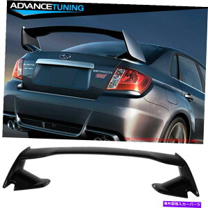 CO GAp[c 08-14 for wrx sti trunkl^o For 08-14 WRX STI Trunk Spoiler OEM Painted Color Obsidian Black Pearl #32J