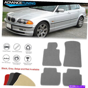 CO GAp[c 98-06 BMW E46 318i 320i 323i 325i 328i 330itA}bgiCO[J[ybg Fits 98-06 BMW E46 318i 320i 323i 325i 328i 330i Floor Mats Nylon Grey Carpets
