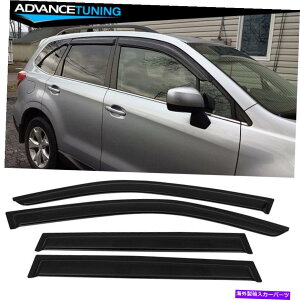 CO GAp[c tBbg14-18XotHXGX^[ANEBhEoCU[CTK[h4pc Fits 14-18 Subaru Forester Acrylic Window Visors Rain Sun Guard 4Pc