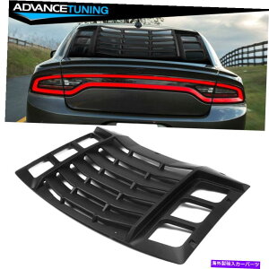 CO GAp[c tBbg11-22_bW[dikon}bgubNAEBhE[o[Jo[TVF[h3pcs Fits 11-22 Dodge Charger IKON Matte Black Rear Window Louver Cover Sunshade 3PCS