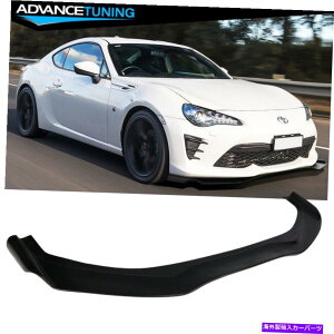 CO GAp[c 17-20g^86X^ChPUtgop[bvX|C[Xvb^[EBO Fits 17-20 Toyota 86 Style Unpainted PU Front Bumper Lip Spoiler Splitters Wing