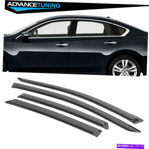CO GAp[c 13-18̓YAeB}Z_4DRXANEBhEoCU[TCK[h4PCS For 13-18 Nissan Altima Sedan 4DR Slim Acrylic Window Visors Sun Rain Guard 4PCS