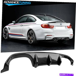 CO GAp[c tBbg15-20 BMW M3 F80 M4 F82 F83 MPX^CAop[fBt[U[J[{t@Co[ Fits 15-20 BMW M3 F80 M4 F82 F83 MP Style Rear Bumper Diffuser Carbon Fiber