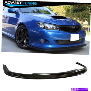 CO GAp[c K08-10XoCvbTWRX STI CSX^Ctgop[bvX|C[LbgPU Fits 08-10 Subaru Impreza WRX STI CS Style Front Bumper Lip Spoiler Kit PU