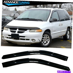 CO GAp[c 96-07NCX[^EJg[LoANoCU[TCK[h Fits 96-07 Chrysler Town & Country Caravan Acrylic Window Visors Sun Rain Guard