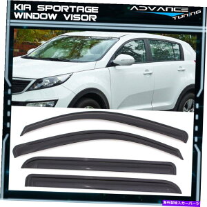 �C�O�� �G�A���p�[�c 11-16 KIA Sportage�A�N�����E�B���h�E�o�C�U�[4PC�ɓK�����܂� Fits 11-16 Kia Sportage Acrylic Window Visors 4Pc�y���s�A���i�z