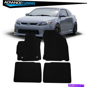 CO GAp[c tBbg14-16TCITCN[ytA}bgJ[ybgtgAubNiC4PC Fits 14-16 Scion TC Coupe Floor Mats Carpet Front & Rear Black Nylon 4PC