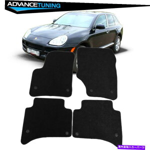 CO GAp[c tBbg03-10|VFJCGZ_OEJ[tA}bgtgAubNiC Fits 03-10 Porsche Cayenne Sedan OE Car Floor Mats Front&Rear Black Nylon