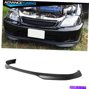 �C�O�� �G�A���p�[�c �t�B�b�g96-98�z���_�V�r�b�N2�h�A4�h�A�^�C�vr���h���t�����g�o���p�[���b�v�X�|�C���[PP Fit 96-98 Honda Civic 2-Door 4-Door Type R Unpainted Front Bumper Lip Spoiler PP