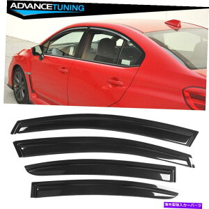 CO GAp[c 12-16XoCvbT15-21 WRX STIANEBhEoCU[CTK[h Fits 12-16 Subaru Impreza & 15-21 WRX STI Acrylic Window Visors Rain Sun Guard