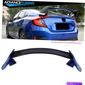 �C�O�� �G�A���p�[�c �t�B�b�g16-21�V�r�b�N��10����g�����N�X�|�C���[oem�h���F�G�[�Q�̐����^���b�N Fits 16-21 Civic 10th Gen Trunk Spoiler OEM Painted Color Aegean Blue Metallic�y���s�A���i�z
