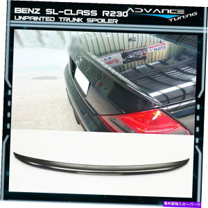 �C�O�� �G�A���p�[�c 03-11 Benz SL-Class 2DR R230���h����ABS���A�g�����N�X�|�C���[ 03-11 Benz SL-Class 2Dr R230 Unpainted ABS Rear Trunk Spoiler