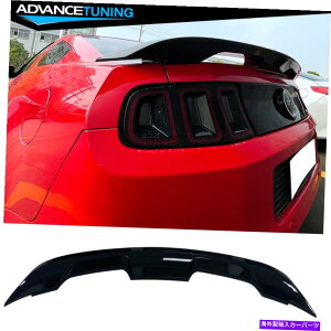 CO GAp[c tBbg10-14tH[h}X^O2020 GT500X^CgNX|C[EBOABS-OXubN Fits 10-14 Ford Mustang 2020 GT500 Style Trunk Spoiler Wing ABS - Gloss Black