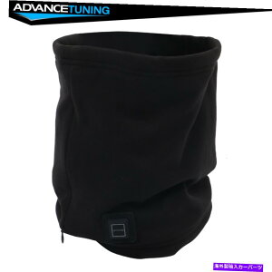 CO GAp[c USBM̃QC^[o_itFCX}XNJo[t[XEH[}[bvXJ[tubN USB Heated Neck Gaiter Bandana Face Mask Cover Fleece Warmer Wrap Scarf Black