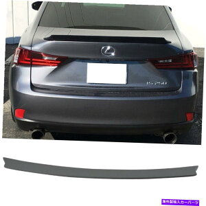 CO GAp[c tBbg14-20NTXIS250 F VnCLbNX^CgNX|C[EBO - hĂȂFRP Fits 14-20 Lexus IS250 F V High Kick Style Trunk Spoiler Wing - Unpainted FRP