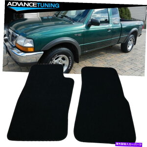 CO GAp[c tBbg96-02tH[hW[N[yZ_J[tA}bgubNiC2pc Fits 96-02 Ford Ranger Coupe Sedan Car Floor Mats Black Nylon 2Pc