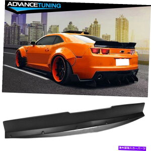 �C�O�� �G�A���p�[�c �t�B�b�g10-13�V�{���[�J�}���C�R���X�^�C���_�b�N�r���^�C�v�g�����N�X�|�C���[���h���u���b�N Fits 10-13 Chevy Camaro IKON Style Duckbill Type Trunk Spoiler Unpainted Black