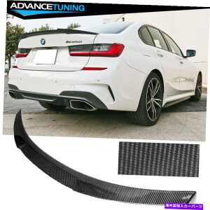 CO GAp[c tBbg19-22 BMW 3V[YG20M4X^CAgNX|C[EBObv - J[{t@Co[ Fits 19-22 BMW 3-Series G20 M4 Style Rear Trunk Spoiler Wing Lip - Carbon Fiber