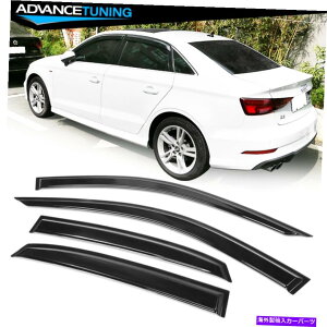 CO GAp[c 13-19AEfBA3 S3 RS3Z_ANEBhEoCU[CTK[hVF[h4PC Fits 13-19 Audi A3 S3 RS3 Sedan Acrylic Window Visors Rain Sun Guard Shade 4Pc