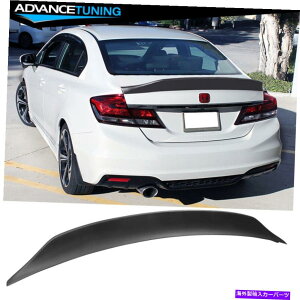 CO GAp[c 13-15z_VrbNZ_CRV2X^CAgNX|C[hPP Fits 13-15 Honda Civic Sedan IKON V2 Style Rear Trunk Spoiler Unpainted PP