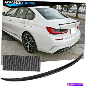 CO GAp[c tBbg19-22 BMW 3V[YG20MX^CAgNX|C[EBObv - J[{t@Co[ Fits 19-22 BMW 3-Series G20 M Style Rear Trunk Spoiler Wing Lip - Carbon Fiber