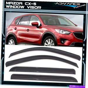 CO GAp[c 13-16}c_CX5ANTChEBhEoCU[CTK[hfBtN^[4PC Fits 13-16 Mazda CX5 Acrylic Side Window Visors Rain Sun Guards Deflectors 4Pc
