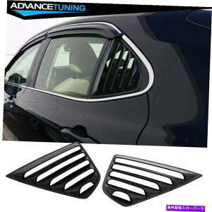 CO GAp[c tBbg18-22g^JATChEBhE[o[TVF[hJo[2pc Fits 18-22 Toyota Camry Rear Side Window Louvers Sun Shade Cover 2Pc