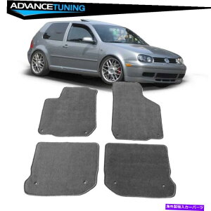 CO GAp[c tBbg99-05tHNX[QOStWFb^MK4O[iCtgAtA}bg4PC Fits 99-05 Volkswagen Gli Golf Jetta Mk4 Gray Nylon Front Rear Floor Mats 4PC