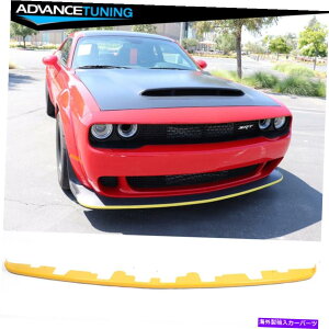 �C�O�� �G�A���p�[�c �t�B�b�g18-22�_�b�W�`�������W���[���C�h�{�f�B�w���L���b�g�f�������b�h�A�C�t�����g�X�v���b�^�[�K�[�h Fits 18-22 Dodge Challenger Wide Body Hellcat Demon Red Eye Front Splitter Guard