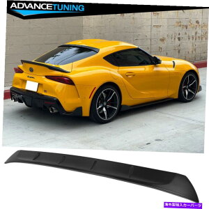 CO GAp[c 20-22g^GRX[vJ29 MK5hubNAuXA[tl^oEBO Fits 20-22 Toyota GR Supra J29 MK5 Unpainted Black ABS Rear Roof Spoiler Wing