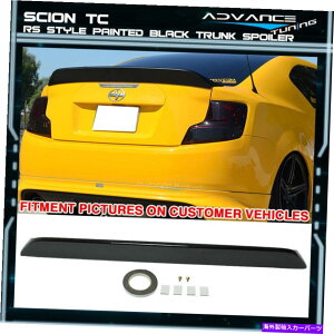 CO GAp[c tBbg11-16TCITC AGT20 RSX^CABSyCg202ubNgNX|C[EBObv Fits 11-16 Scion tC AGT20 RS Style ABS Painted #202 Black Trunk Spoiler Wing Lip