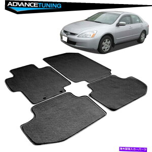 CO GAp[c tBbg03-07AR[h2DR 4DR OEtBbggtgAJ[tA}bgiC Fits 03-07 Accord 2Dr 4Dr OE Fitment Front & Rear Car Floor Mats Nylon