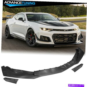 CO GAp[c 16-18V{[J}1leX^Ctgop[Jo[̂߂̌ptgbv-PP Replacement Front Lip for 16-18 Chevy Camaro 1LE Style Front Bumper Cover - PP