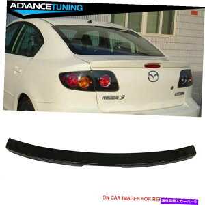 CO GAp[c tBbg04-09}c_3Z_4hAOEX^CyCg16WubN}CJgNX|C[ Fits 04-09 Mazda 3 Sedan 4-Door OE Style Painted #16W Black Mica Trunk Spoiler