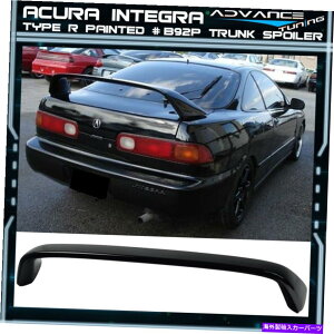 CO GAp[c 94-01 Integra DC2 Type-RyCg 94-01 Integra DC2 Type-R Painted # B92P Nighthawk Black Pearl Trunk Spoiler