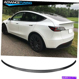 CO GAp[c 20-22eXfY OEX^CJ[{t@Co[AgNX|C[ Fits 20-22 Tesla Model Y OE Style Carbon Fiber Rear Trunk Spoiler