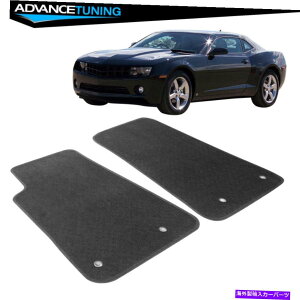 CO GAp[c tBbg10-15V{[J}2drubNiCtgJ[tA}bg2pcs Fits 10-15 Chevy Camaro 2Dr Black Nylon Front Car Floor Mats 2Pcs