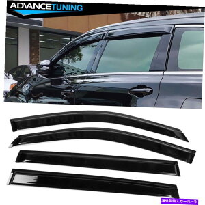 CO GAp[c tBbg14-19g^nC_[ANEBhEoCU[CVF[hK[h4pc Fits 14-19 Toyota Highlander Acrylic Window Vent Visors Rain Shade Guards 4Pc