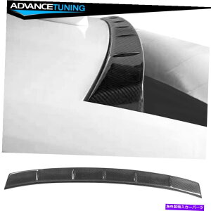 CO GAp[c 20-22LfbNCT5CRX^C̉X|C[EBOo[bvAJ[{t@Co[ Fits 20-22 Cadillac CT5 IKON Style Roof Spoiler Wing Bar Lip Real Carbon Fiber