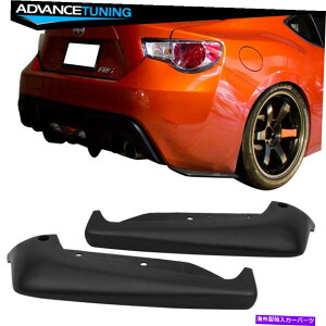 CO GAp[c 13-20 FRS BRZg^86 CSX^C{gCAop[GvPU 2PCS Fits 13-20 FRS BRZ Toyota 86 CS Style Bottom Line Rear Bumper Aprons PU 2PCS