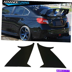 CO GAp[c K15-21XoWRX STI 2PCgNX|C[EBOX^rCU[T|[gǉ Fits 15-21 Subaru WRX STI 2PC Trunk Spoiler Wing Stabilizer Support Add On